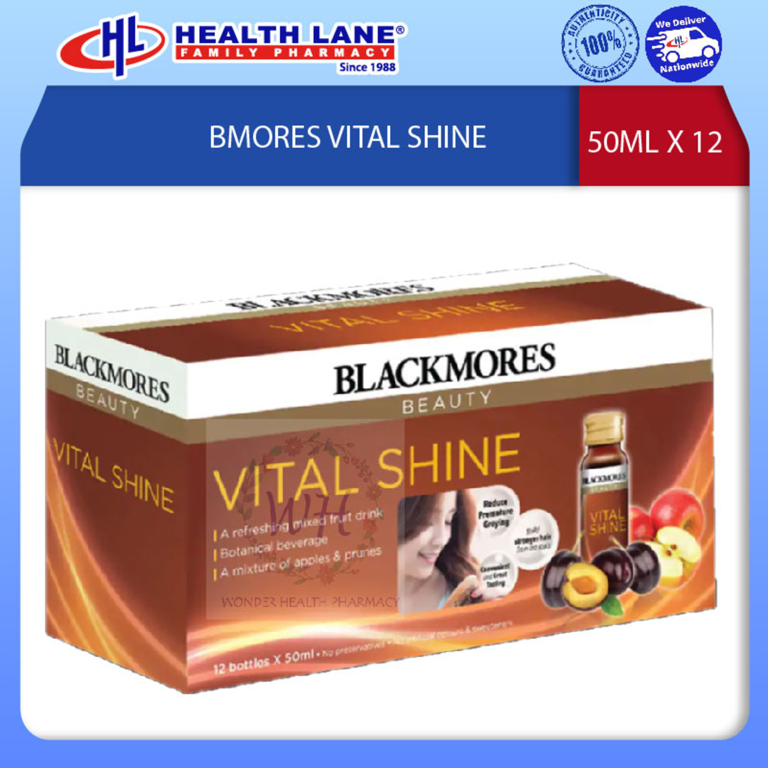 B/MORES VITAL SHINE 50ML X 12 
